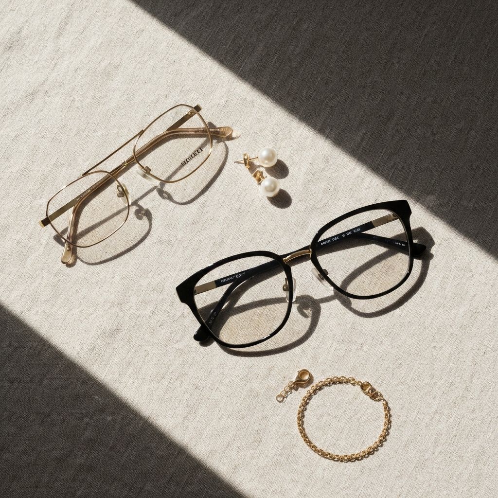 Luxury eyeglasses with jewelry